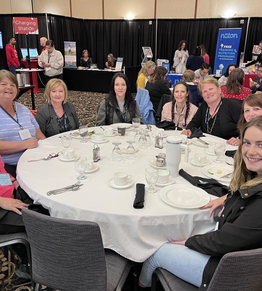People at a conference