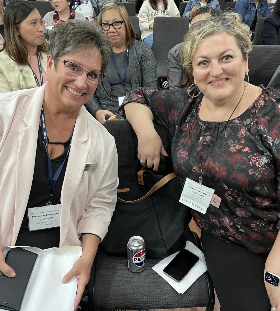 people at a conference