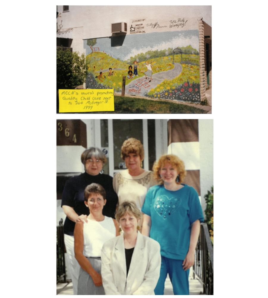 mural and staff of 1999